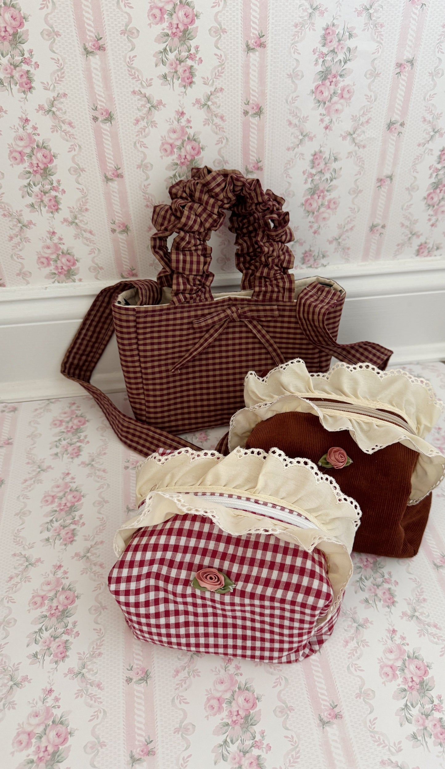 Brown Cinnamon Sugar Cosmetic Bag