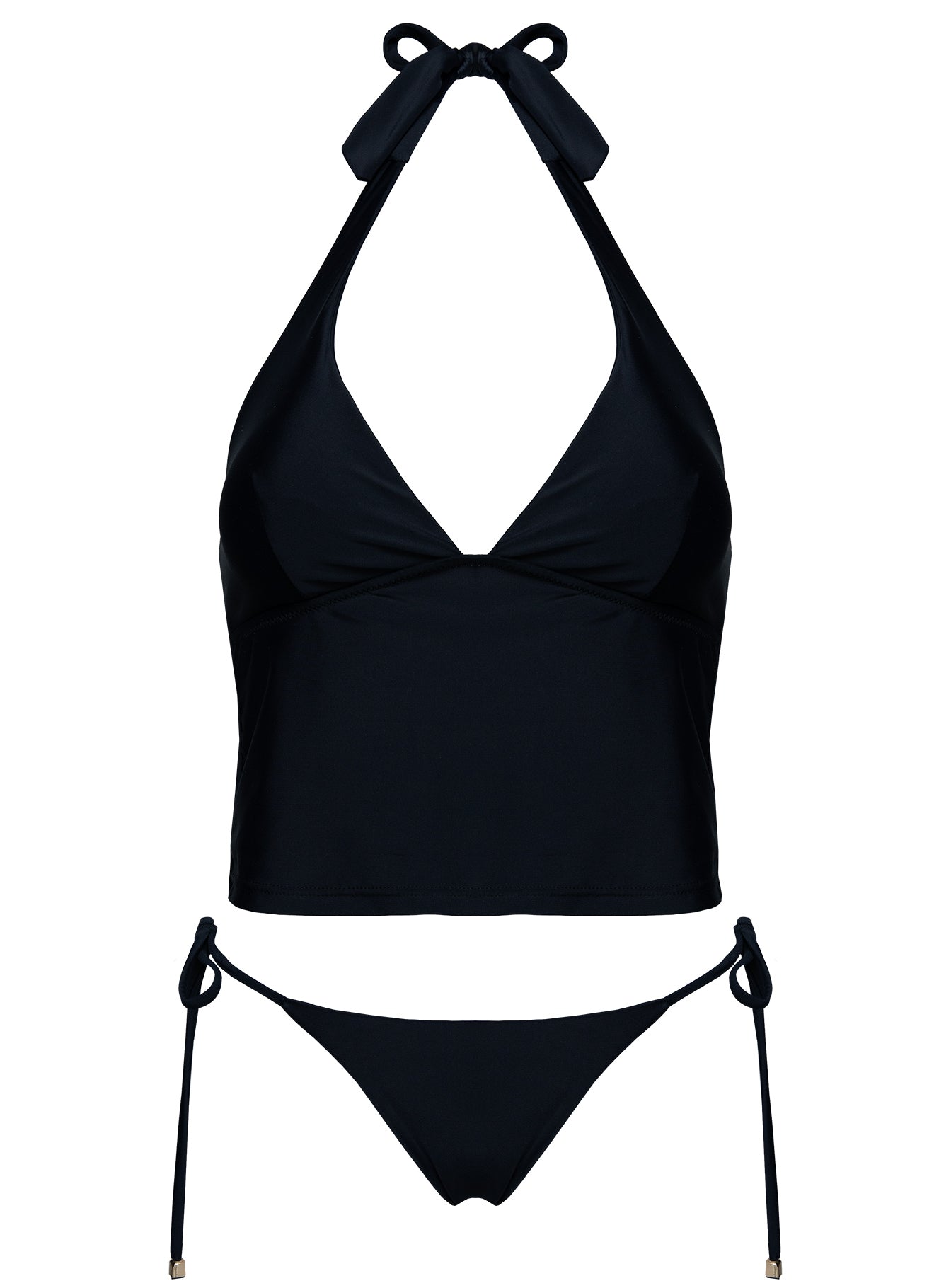 Kenai Tie Side Bikini Bottoms Black