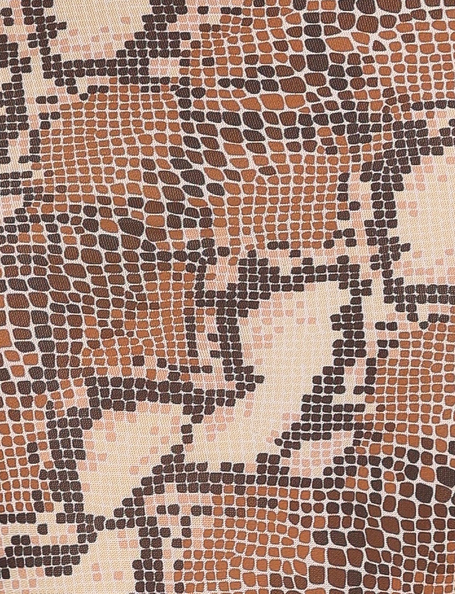 FALLON SKIRT - BROWN : SNAKE