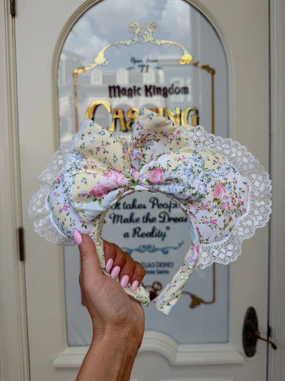 Fantasyland Bespoke Ears (Vintage Florals) PREORDER JUNE