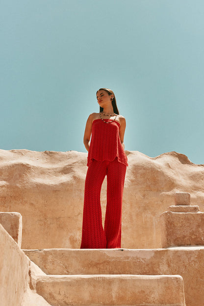 Athena Top - Red