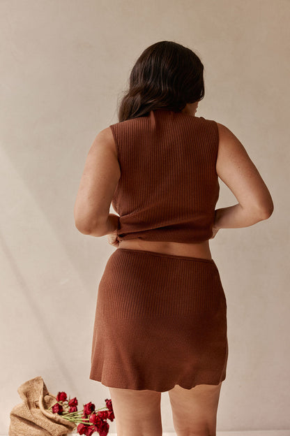 SAMPLE-Ellamay Skirt - Gingerbread