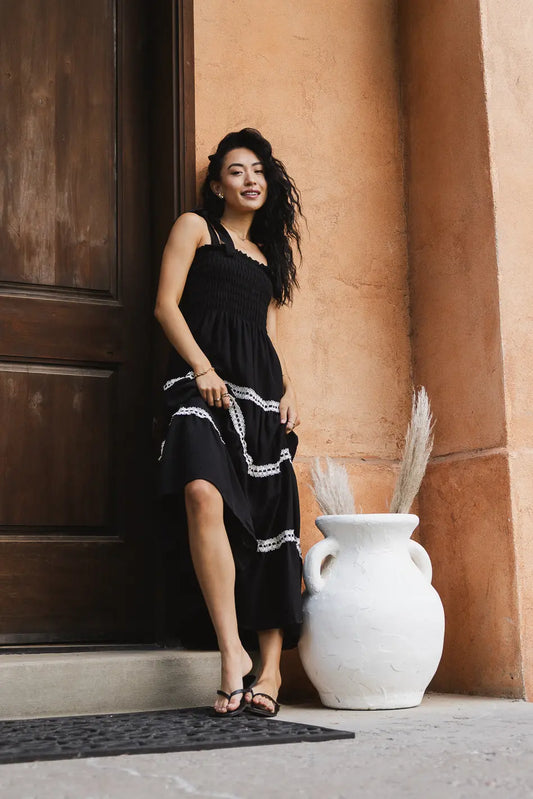 Contra Smocked Maxi Dress - FINAL SALE
