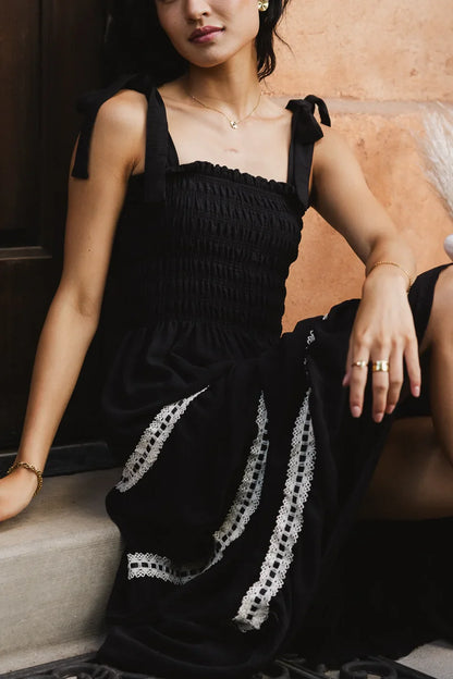 Contra Smocked Maxi Dress - FINAL SALE