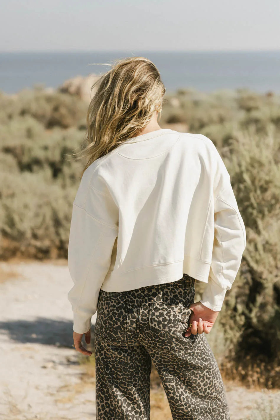 Aarti Sweatshirt in Bone - FINAL SALE