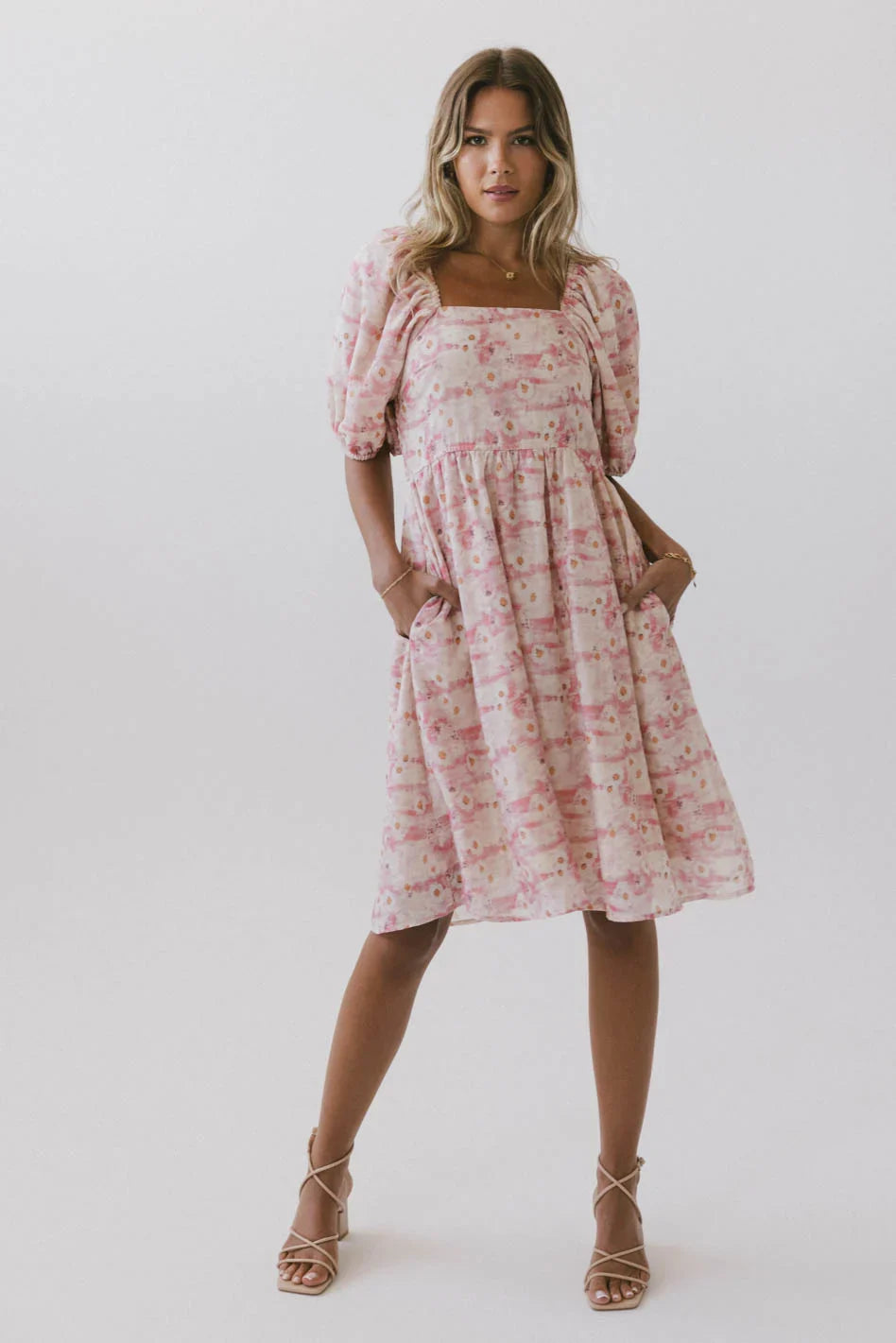 Hannah Floral Midi Dress - FINAL SALE