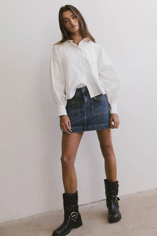 Bandri Denim Mini Skirt - FINAL SALE