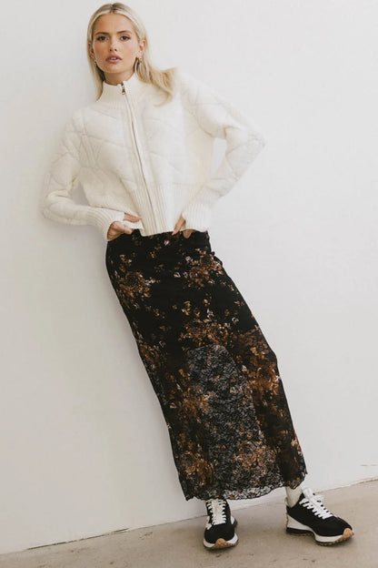 Davina Floral Lace Skirt - FINAL SALE