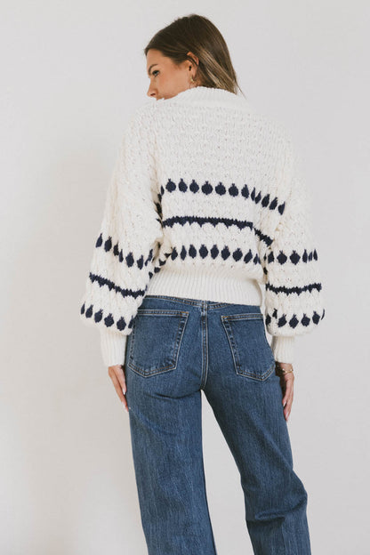 Inara Knit Sweater in Navy - FINAL SALE