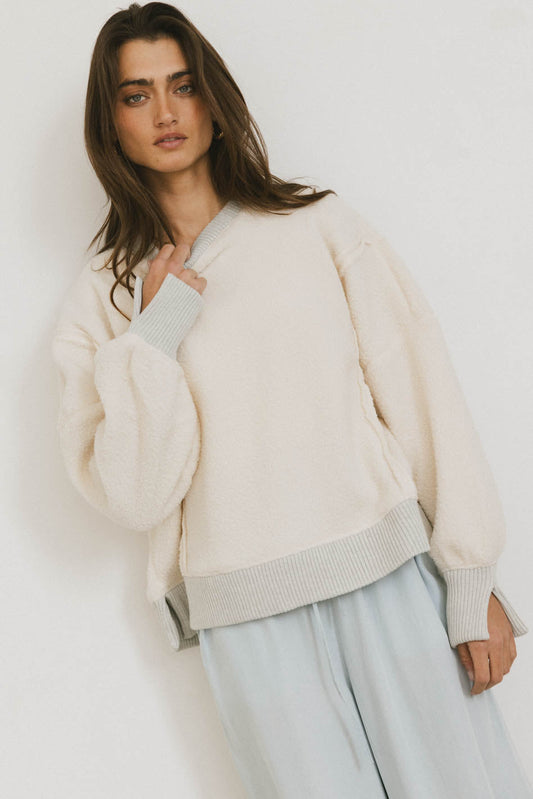 Gracyn Sherpa Crewneck - FINAL SALE