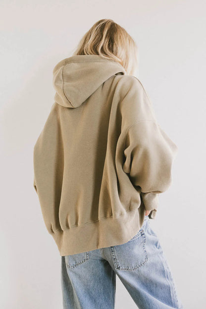 Andie Oversized Hoodie in Sage - FINAL SALE