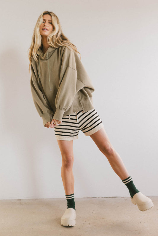 Andie Oversized Hoodie in Sage - FINAL SALE