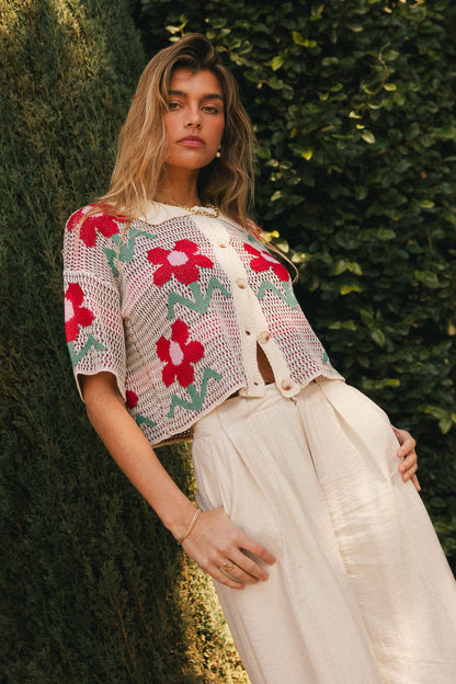 Cozette Floral Cardigan