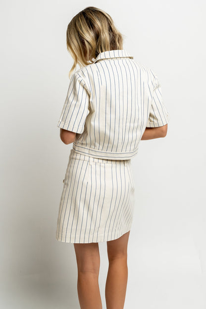 Baylor Striped Button Up - FINAL SALE