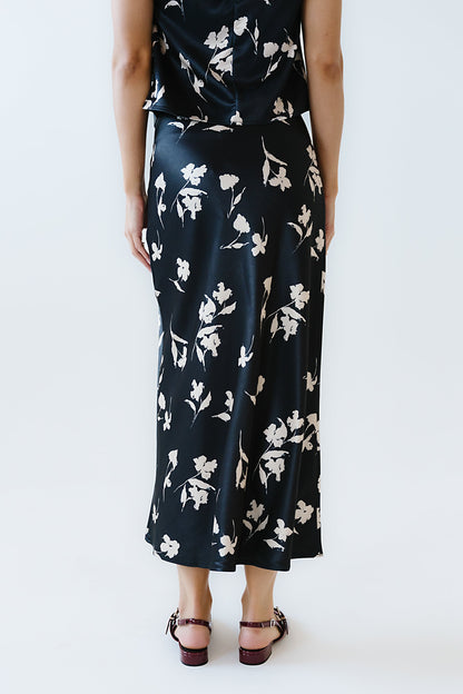 Carsyn Floral Maxi Skirt in Black - FINAL SALE