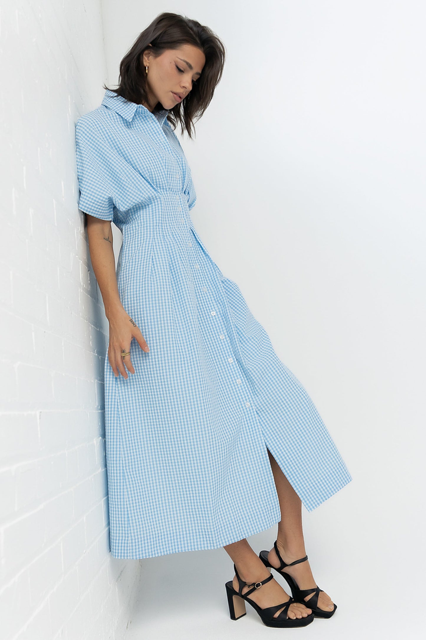 Collins Maxi Dress in Blue