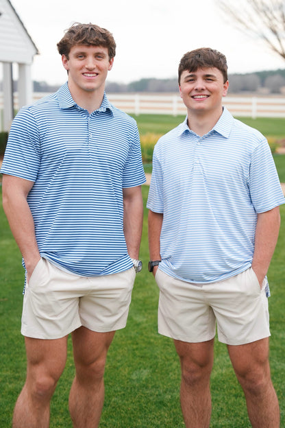 Meripex Striped Performance Polo