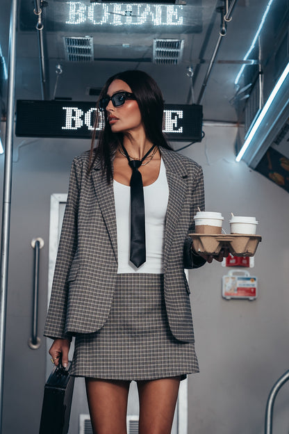 Benji Plaid Blazer