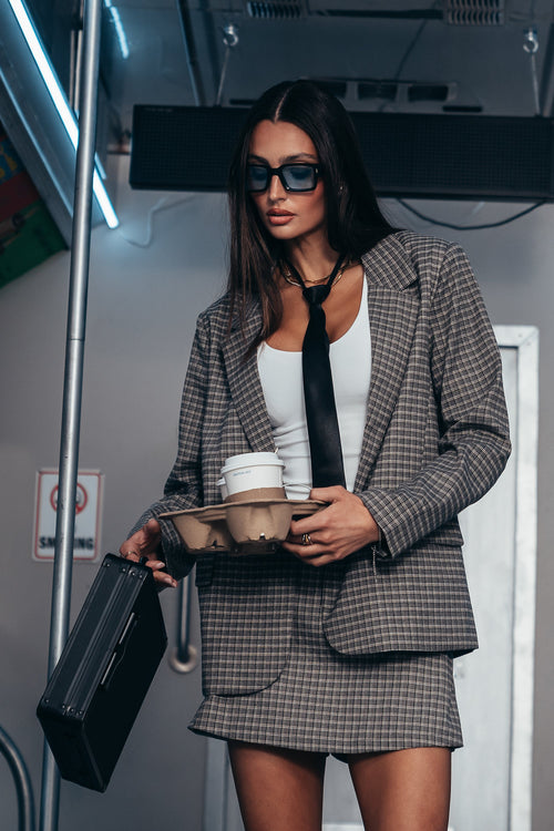 Benji Plaid Blazer