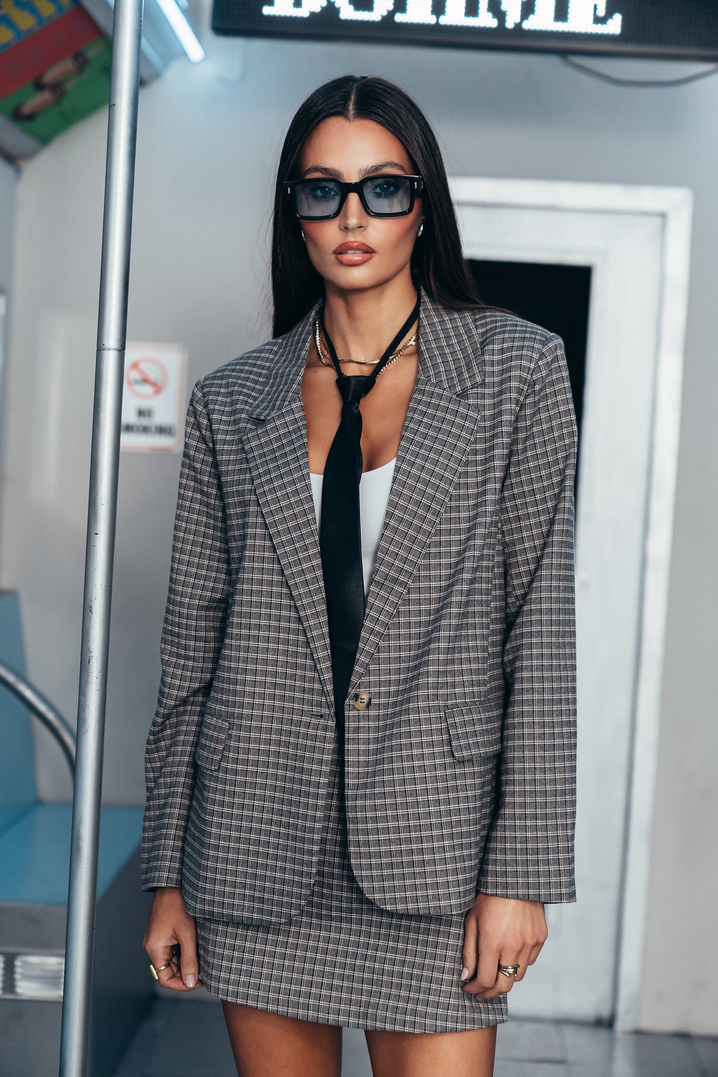 Benji Plaid Blazer