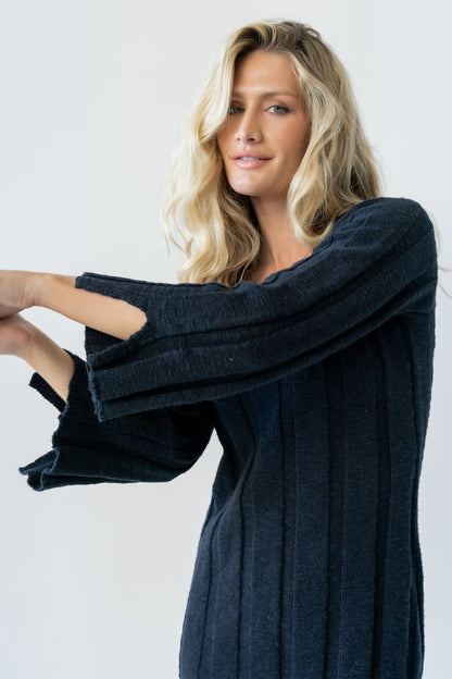 Camile Ribbed Sweater Dress - FINAL SALE