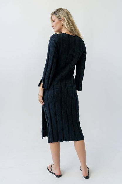 Camile Ribbed Sweater Dress - FINAL SALE