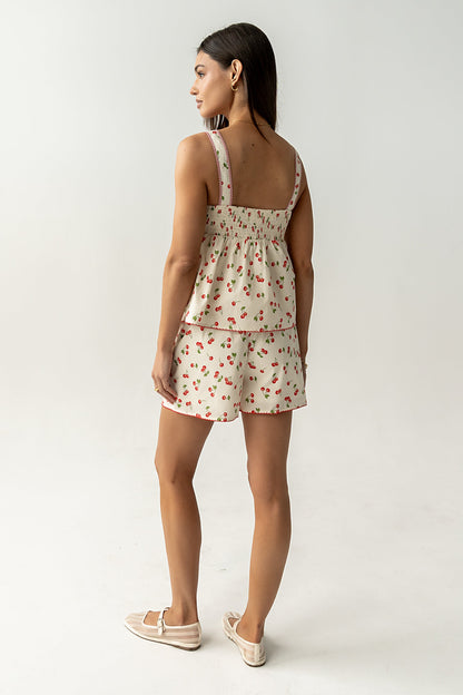 Casey Cherry Shorts