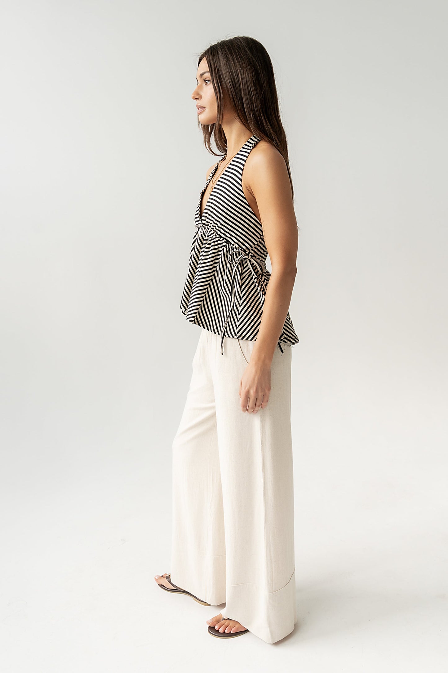 Holden Striped Halter Top