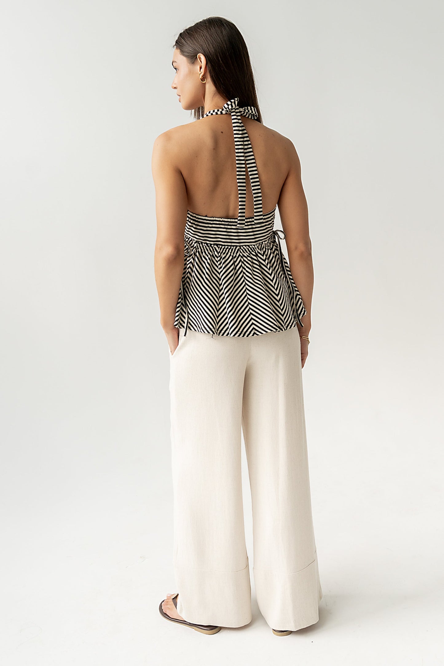 Holden Striped Halter Top