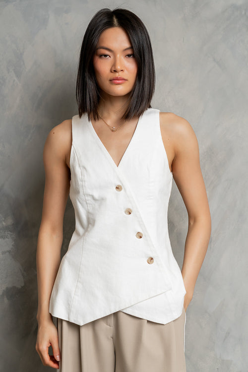 Fern Asymmetrical Vest
