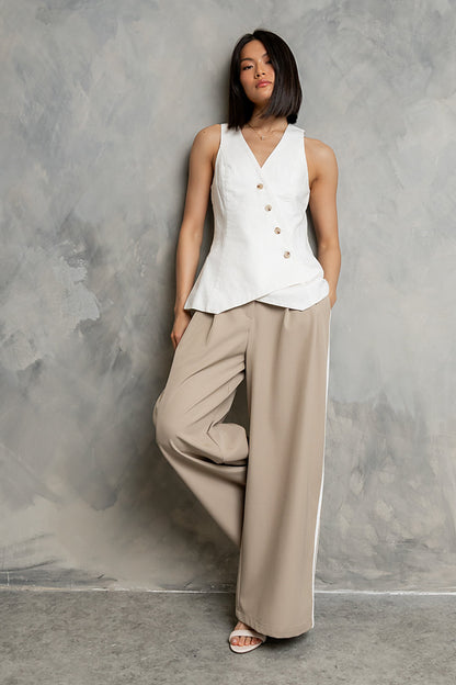 Fern Asymmetrical Vest