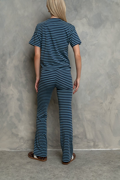 Gabby Striped Flare Pants