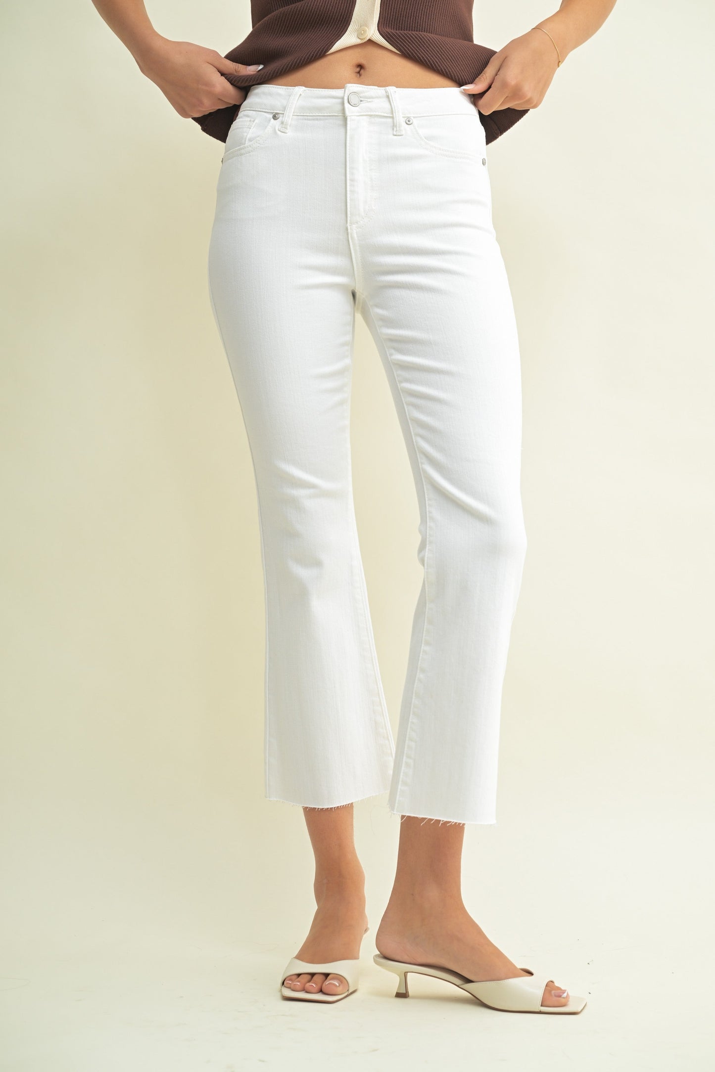 Just Black Denim Kick Flare Jean