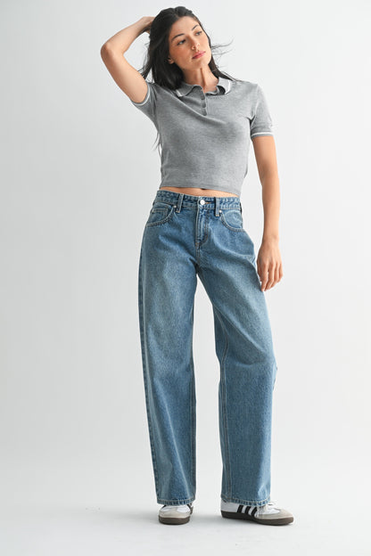 Just Black Denim Baggy Jean