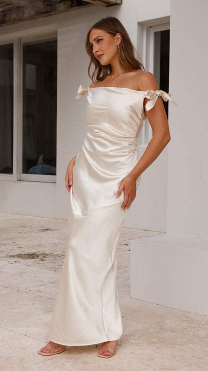 Frida Maxi Dress - Champagne