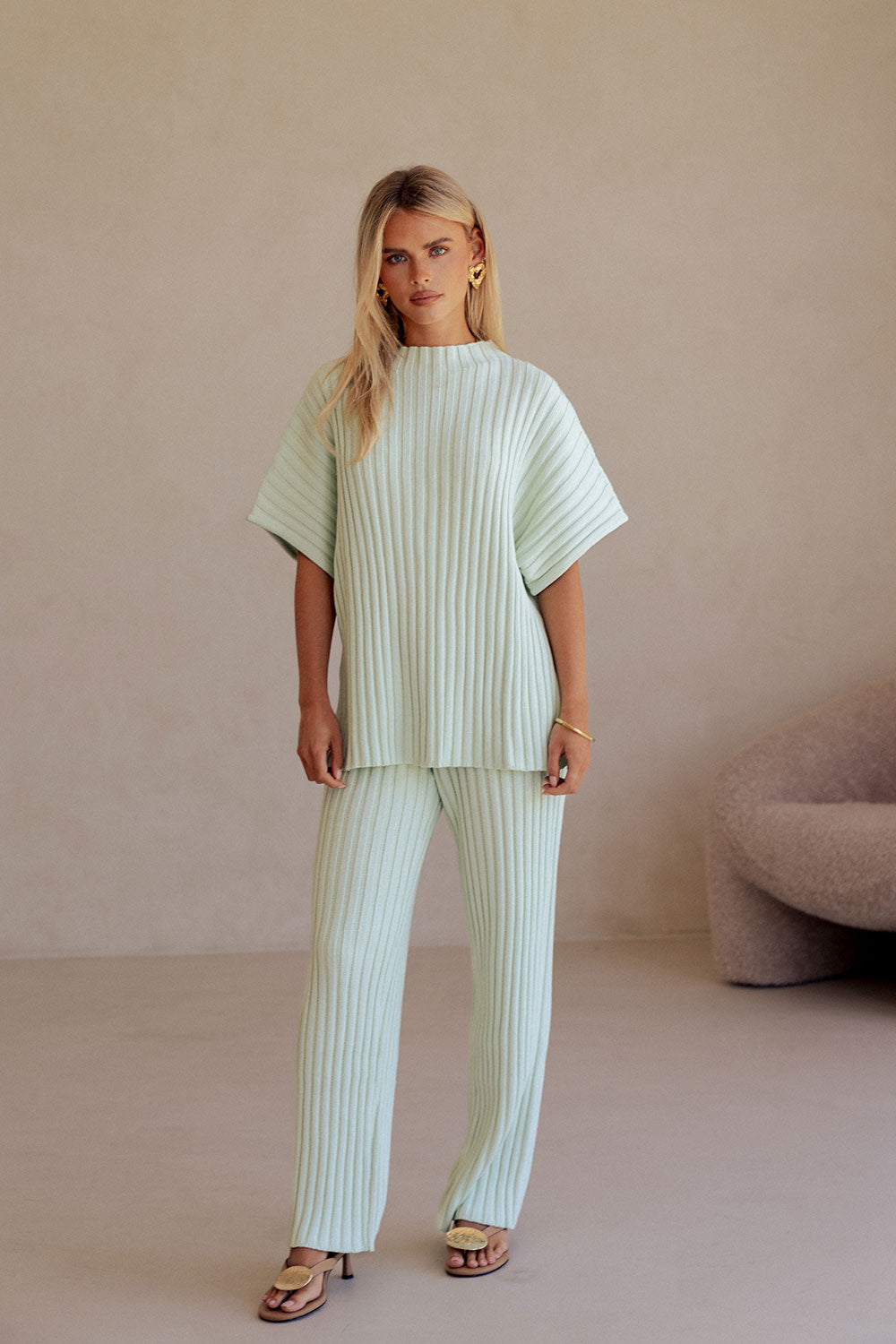 SAMPLE-Celine Top - Mint