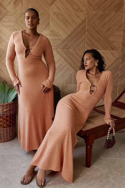 SAMPLE-Belora Dress - Apricot