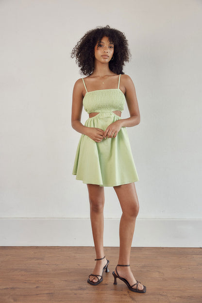 SAMPLE-Enya Shirred Dress