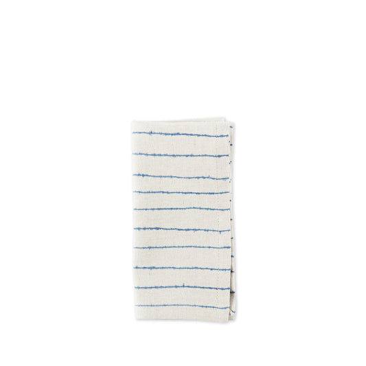 Linen Lines Napkin in Deep Blue