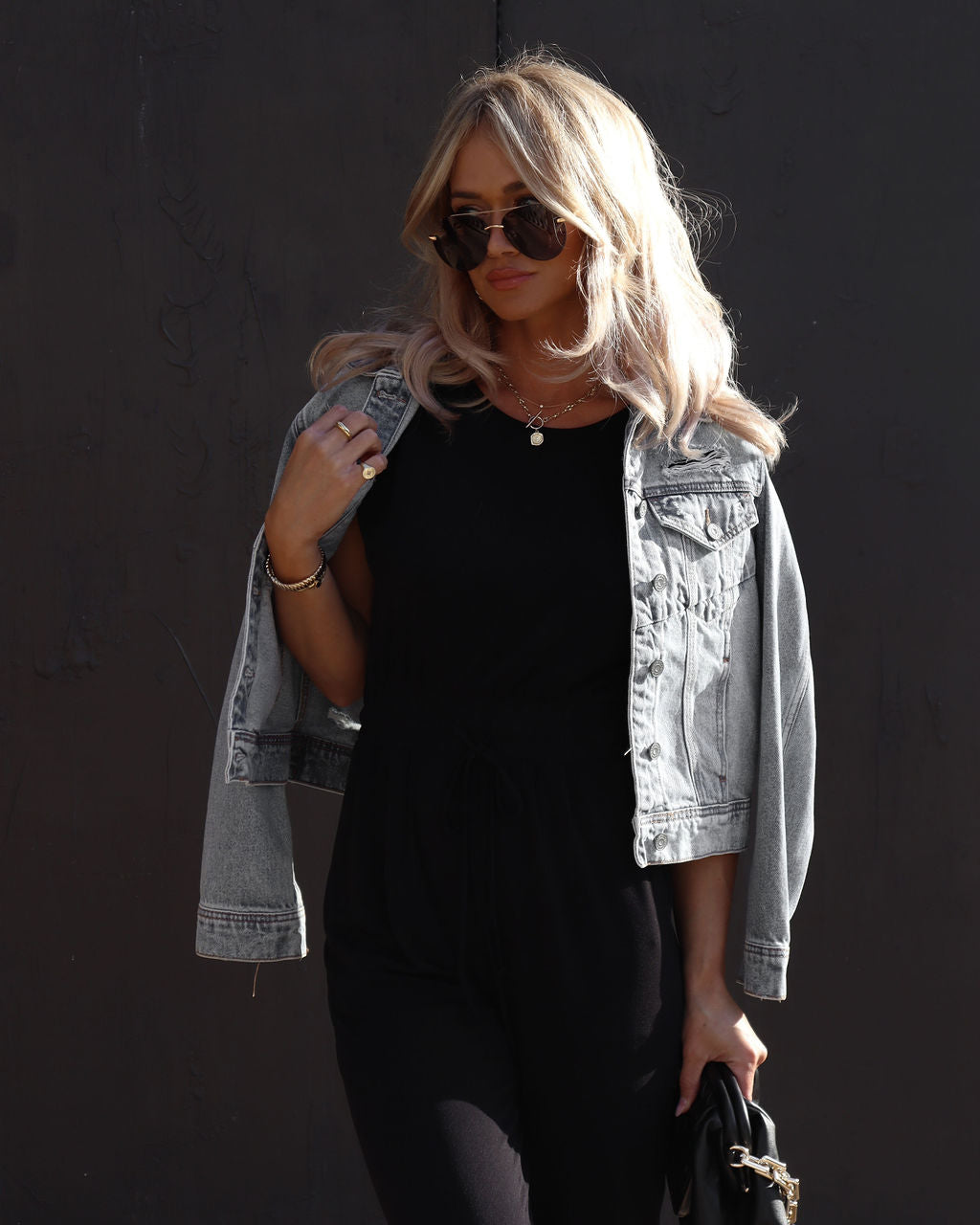 Ashtynn Pocketed Jumpsuit - Black