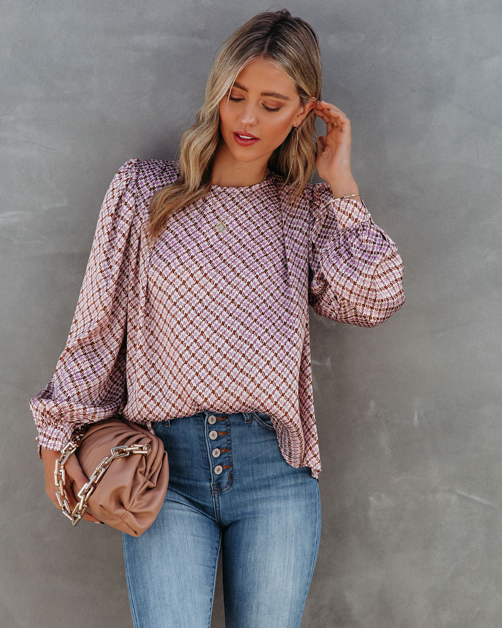 Falling Quickly Printed Blouse