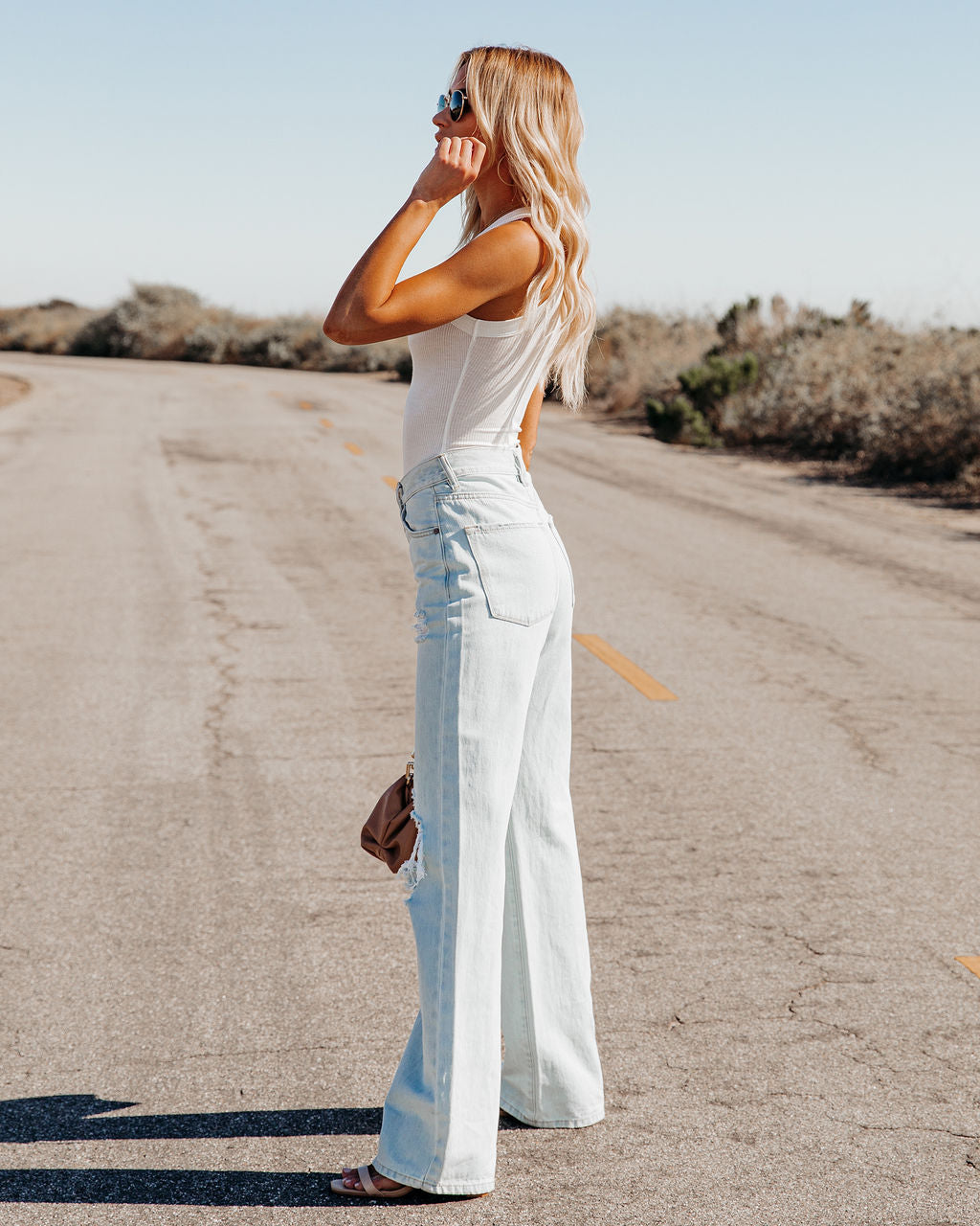 Go-To Ribbed Modal Tank - Off White
