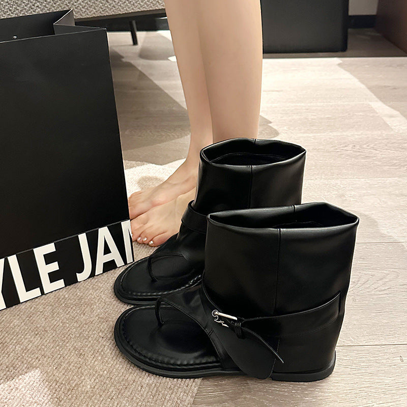 Genuine Leather Summer Boots