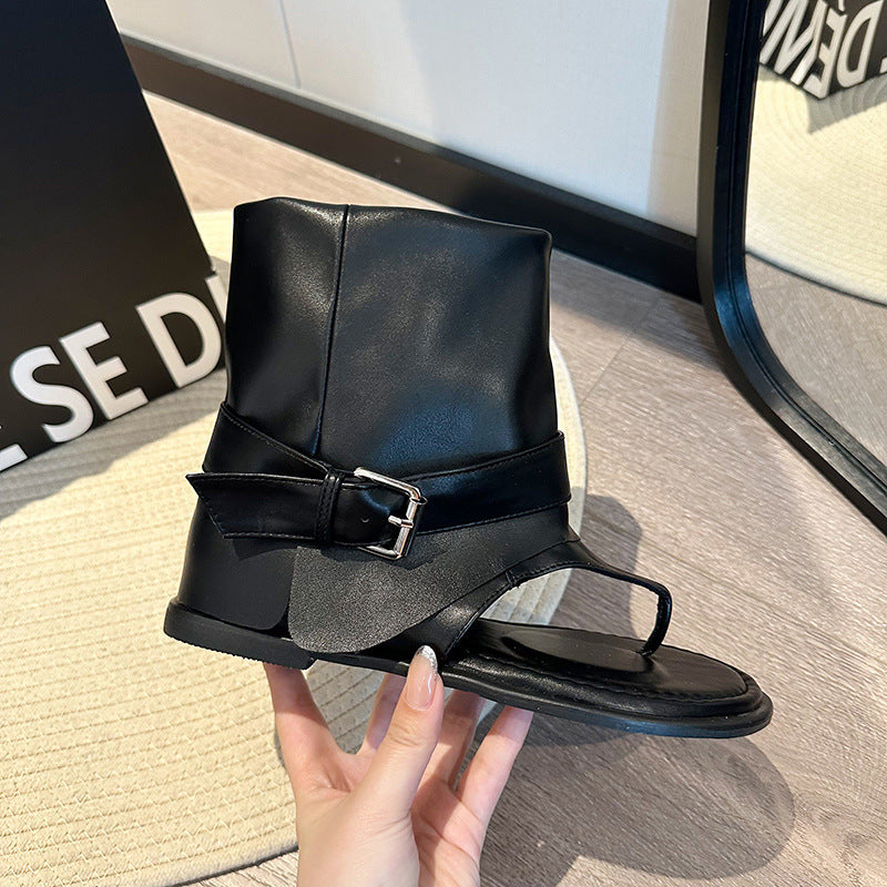Genuine Leather Summer Boots