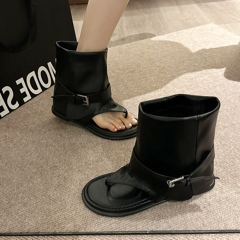 Genuine Leather Summer Boots