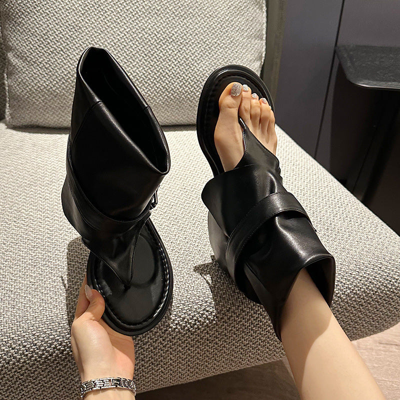 Genuine Leather Summer Boots
