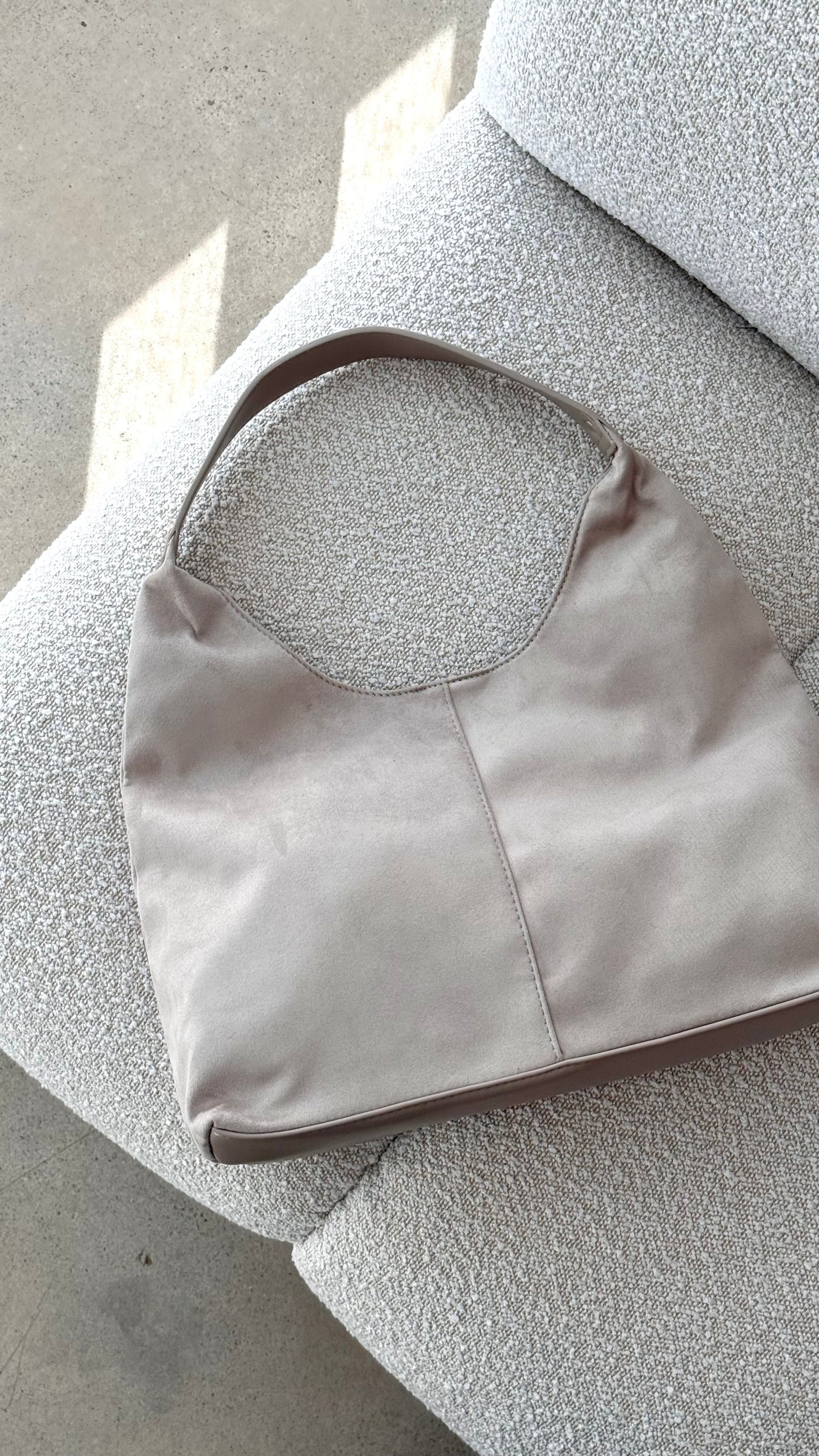 Tammy Shoulder Bag - Mist Suede