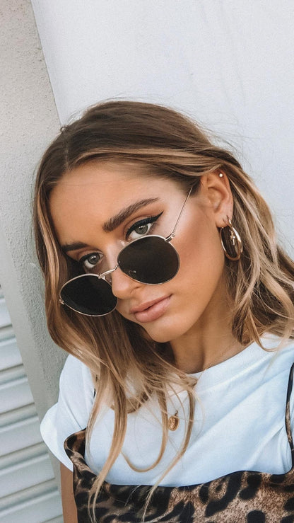 Karmen Sunglasses - Black/Gold