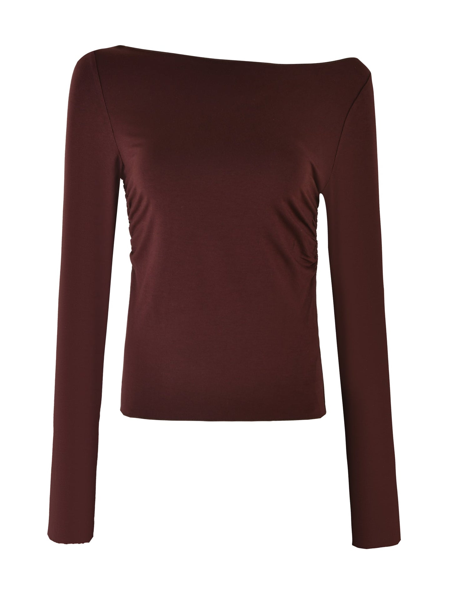 BIANKA TOP - BROWN : CHOCOLATE