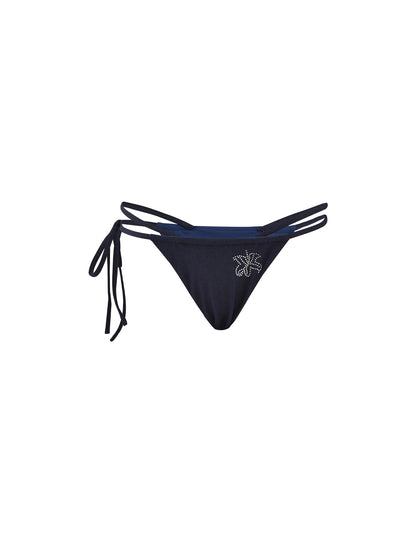 CALISTA BIKINI BOTTOM - BLUE : DARK DENIM